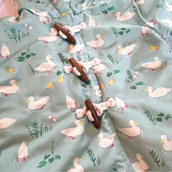 Baby Boden Baby Duck Farm Toggle Snap Hooded Jacket 12-18 Months Unisex Boy - Picture 8 of 14